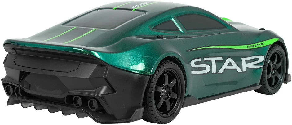 Nuotoliniu būdu valdomas automobilis R/C STAR žalias