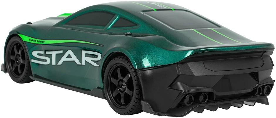 Nuotoliniu būdu valdomas automobilis R/C STAR žalias