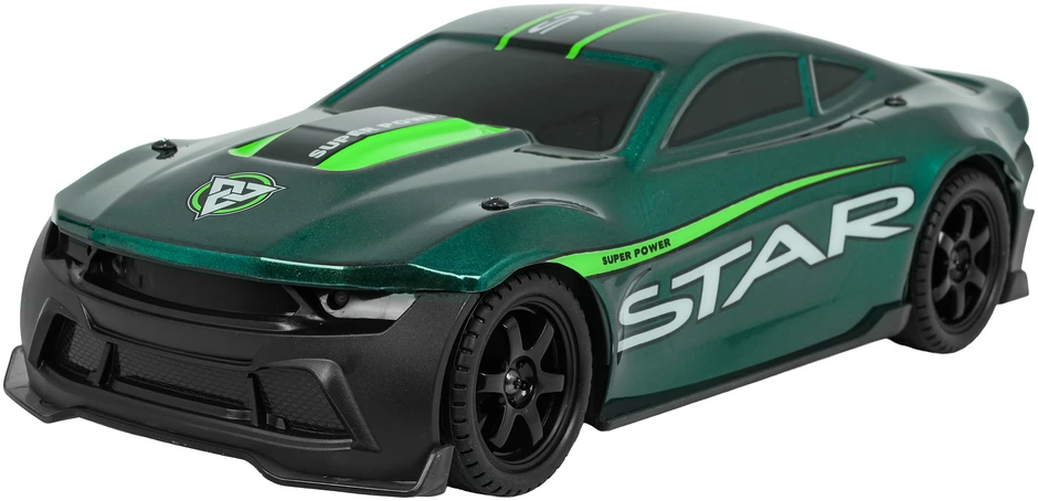 Nuotoliniu būdu valdomas automobilis R/C STAR žalias