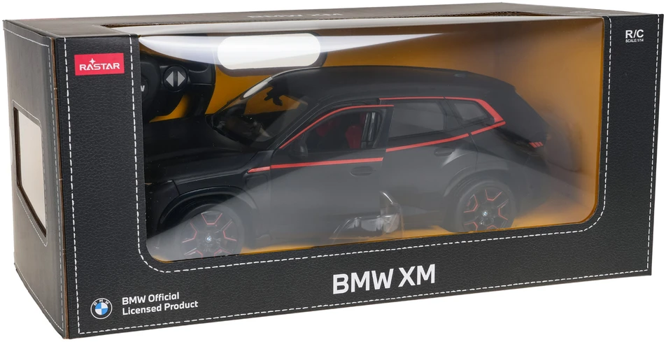 Autko R/C 1:14 BMW XM Juodas RASTAR