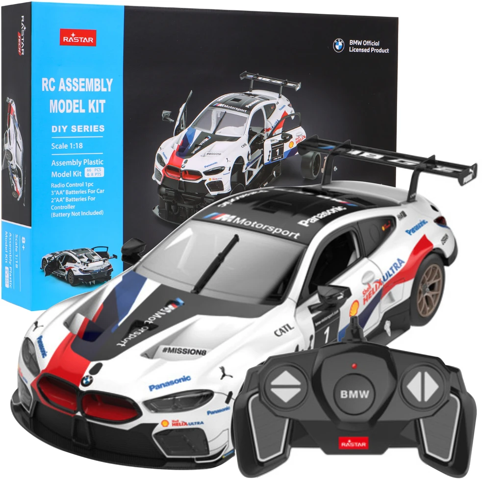 RASTAR R/C 1:18 sudedamas automodelis BMW M8 GTE, 97200