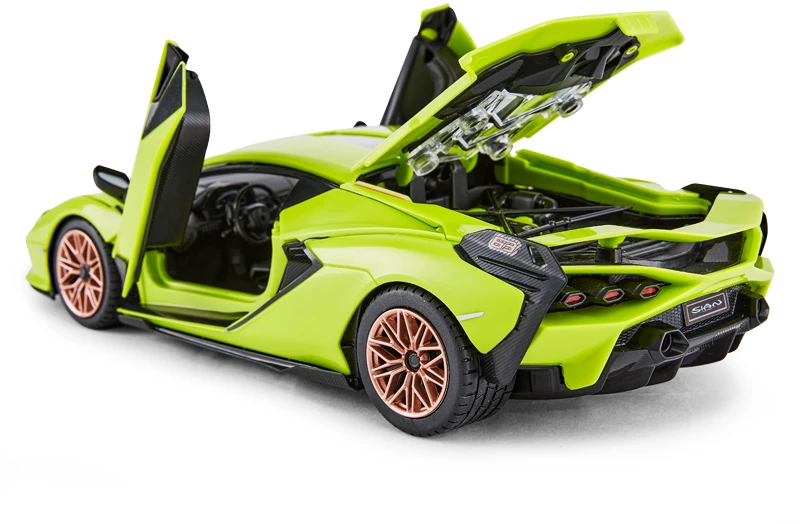 RASTAR 1:18 mastelio valdomas automodelis-konstruktorius Lamborghini Sian, 97400