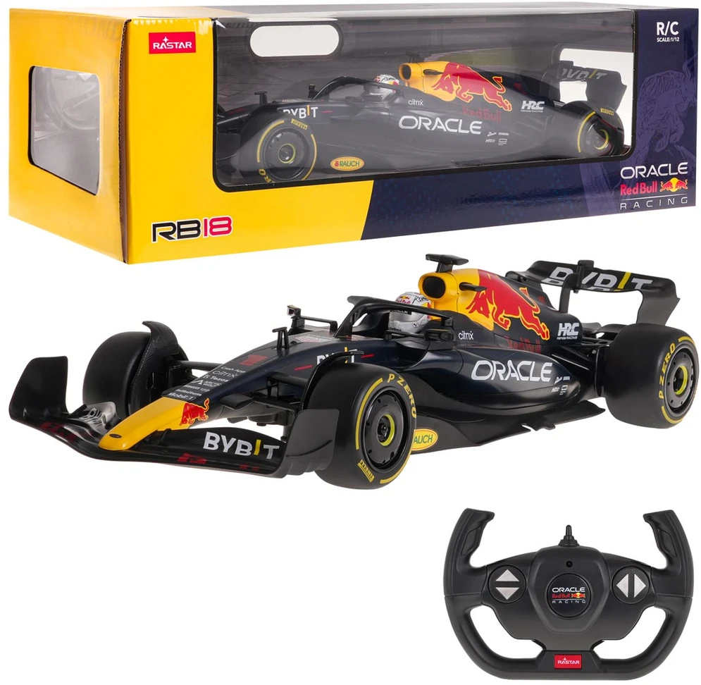 RASTAR 1:12 R/C valdomas automodelis Oracle Raudona Bull Racing RB18, 94700