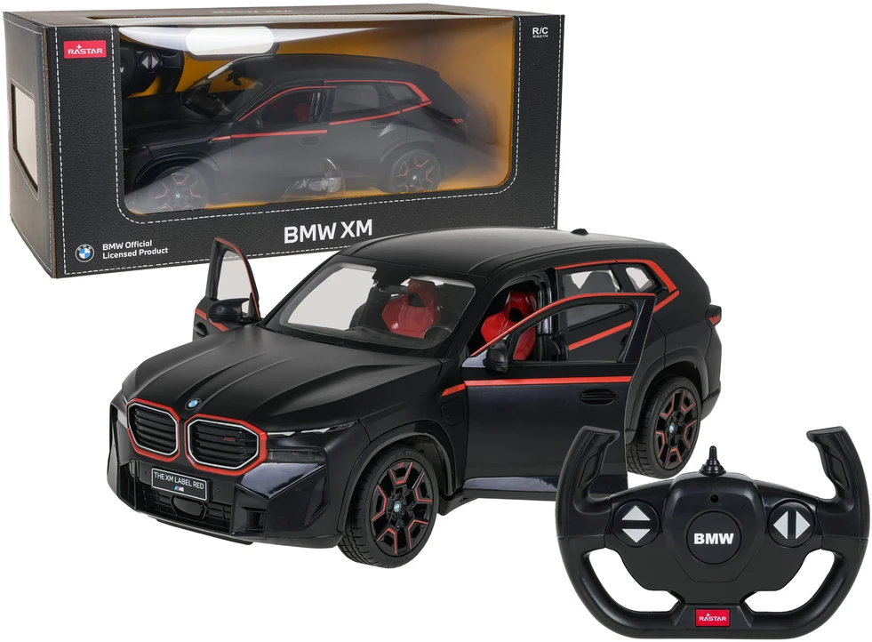 Autko R/C 1:14 BMW XM Juodas RASTAR