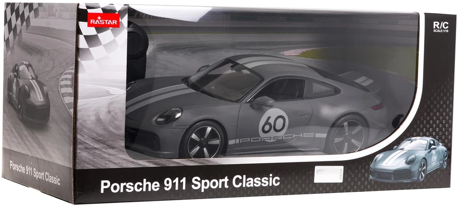 Nuotoliniu būdu valdomas automobilis RASTAR Porsche 911 Sport Classic 1:16