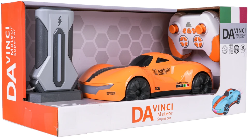 Nuotoliniu būdu valdomas automobilis VINCI oranžinis 1:16