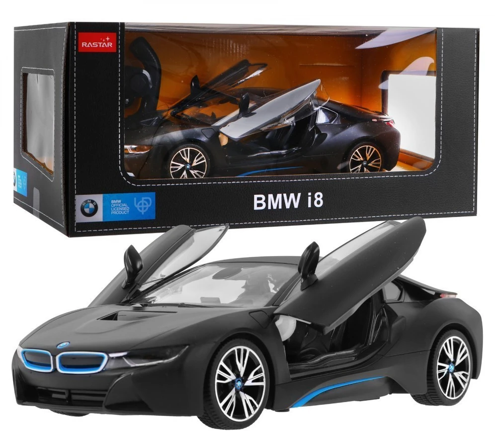 RC BMW i8 juodas RASTAR 1:14