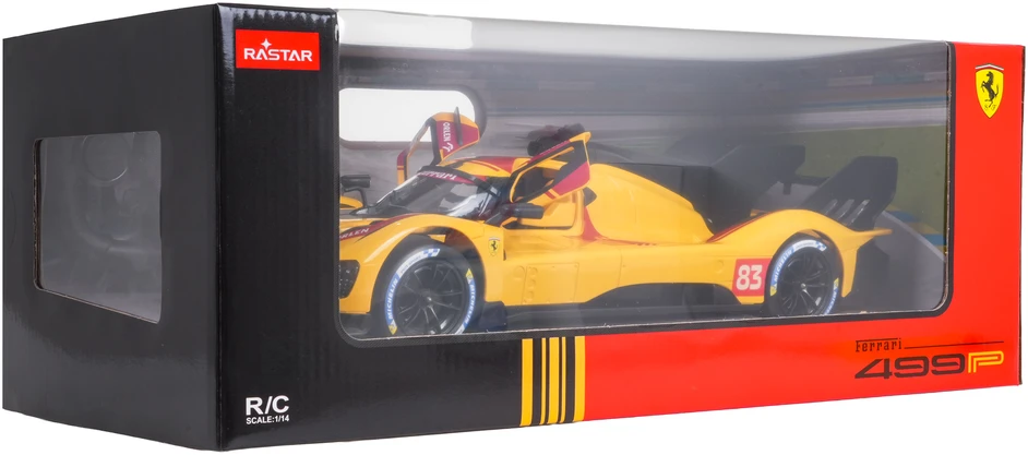 Nuotoliniu būdu valdomas Ferrari 499P 1:14 geltonas RASTAR