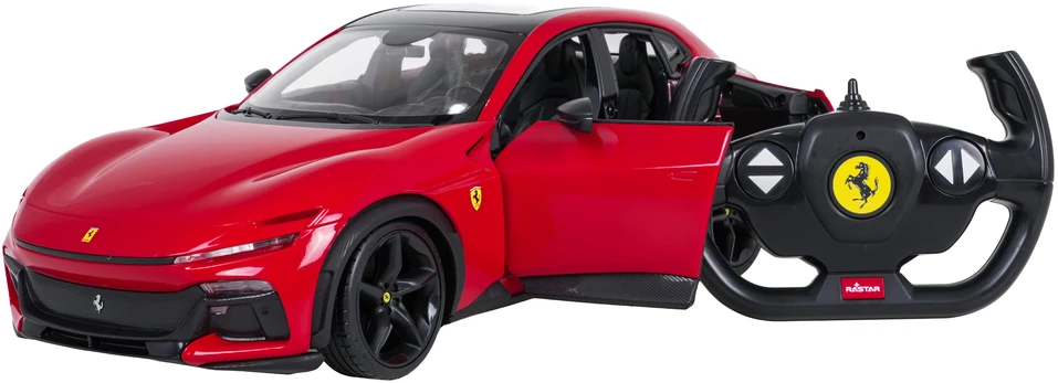 Nuotoliniu būdu valdomas Ferrari Purosangue 1:14 raudonas RASTAR