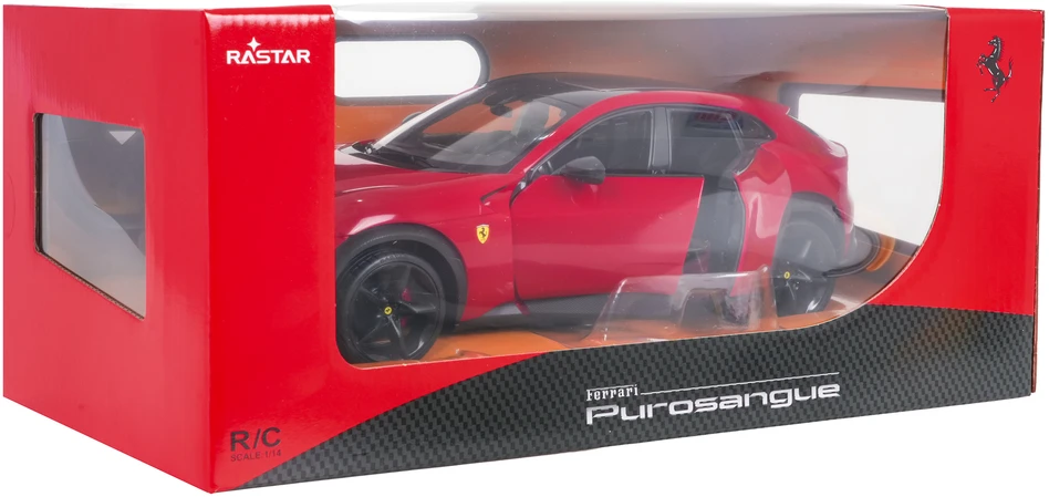 Nuotoliniu būdu valdomas Ferrari Purosangue 1:14 raudonas RASTAR