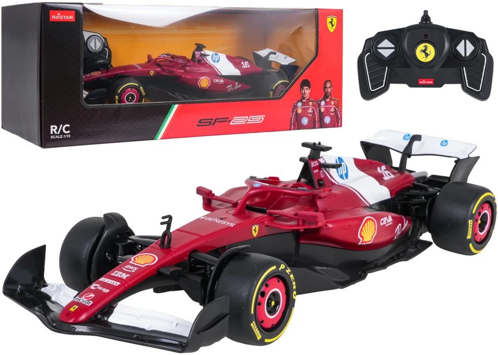 RASTAR 1:18 valdomas automodelis Ferrari SF-25, 10450