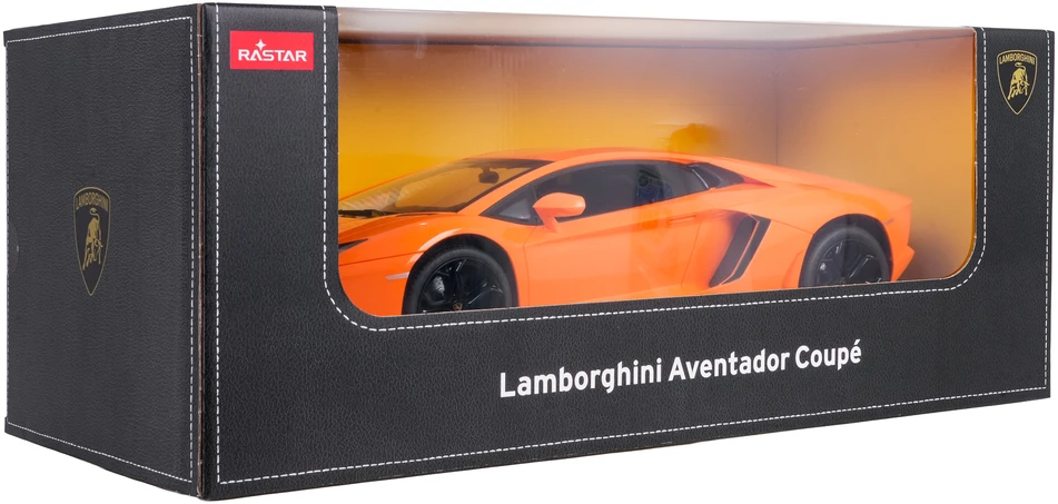 Nuotoliniu būdu valdomas Lamborghini Aventador 1:10 oranžinis RASTAR