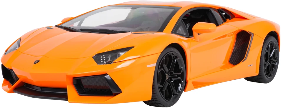 Nuotoliniu būdu valdomas Lamborghini Aventador 1:10 oranžinis RASTAR