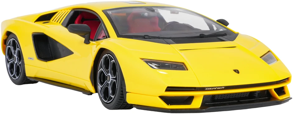 Rastar Nuotoliniu būdu valdomas Lamborghini Countach LPI 800-4 1:16 geltonas modelis