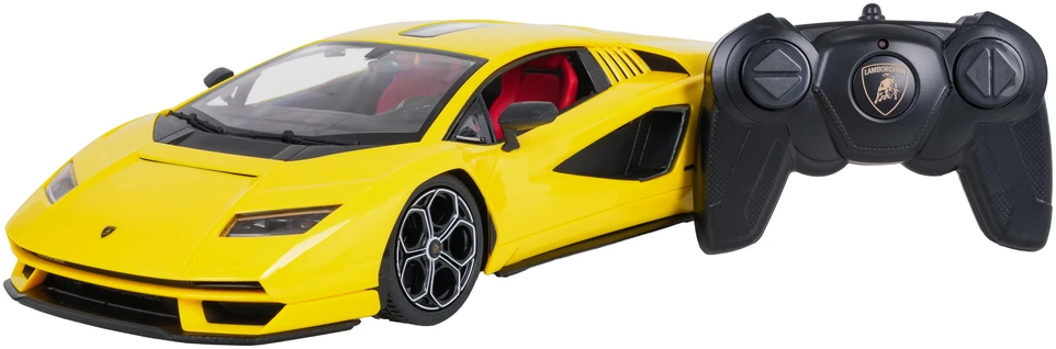 Rastar Nuotoliniu būdu valdomas Lamborghini Countach LPI 800-4 1:16 geltonas modelis