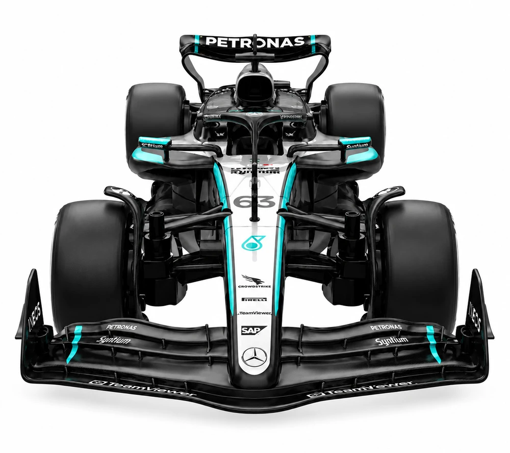 Nuotoliniu būdu valdomas Mercedes-AMG F1 W16 E Performance 1:16 juodas modelis