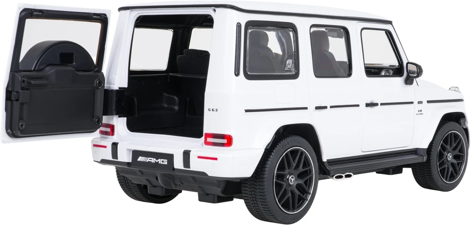 Nuotoliniu būdu valdomas Mercedes AMG G63 1:14 baltas RASTAR