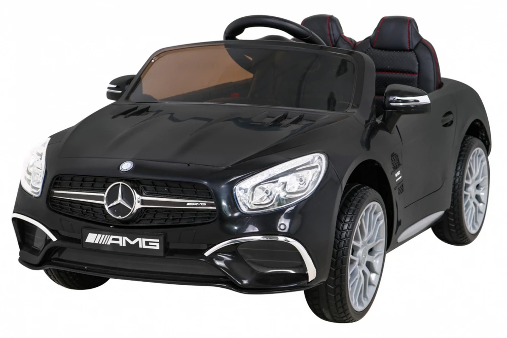Ramiz Elektrinė mašina vaikams Mercedes Benz AMG SL65 S juodos spalvos