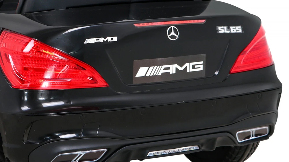 Ramiz Elektrinė mašina vaikams Mercedes Benz AMG SL65 S juodos spalvos