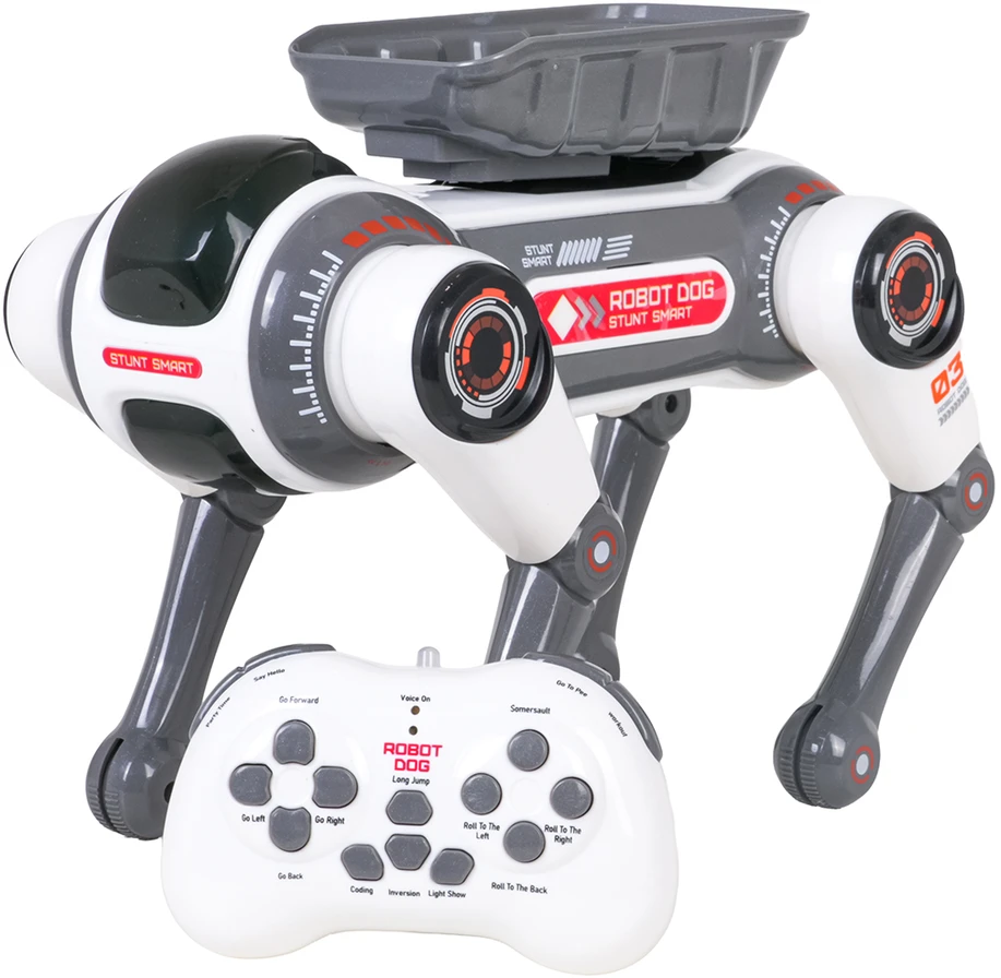 Nuotoliniu būdu valdomas robotas AIDOG su šviesų funkcija