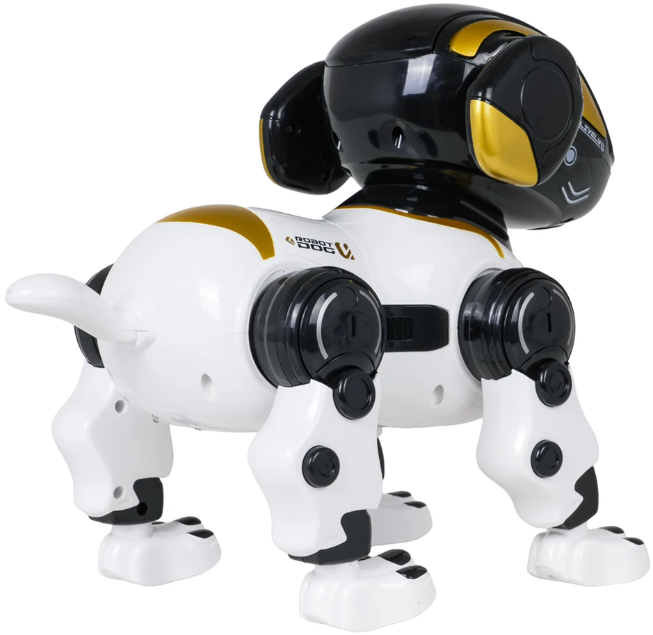 Nuotoliniu būdu valdomas robotas šuo BUNNY R/C baltas