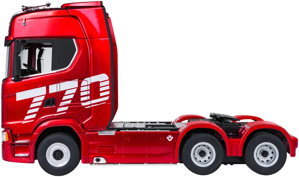 Nuotoliniu būdu valdomas SCANIA 770S sunkvežimis 1:18 raudonas