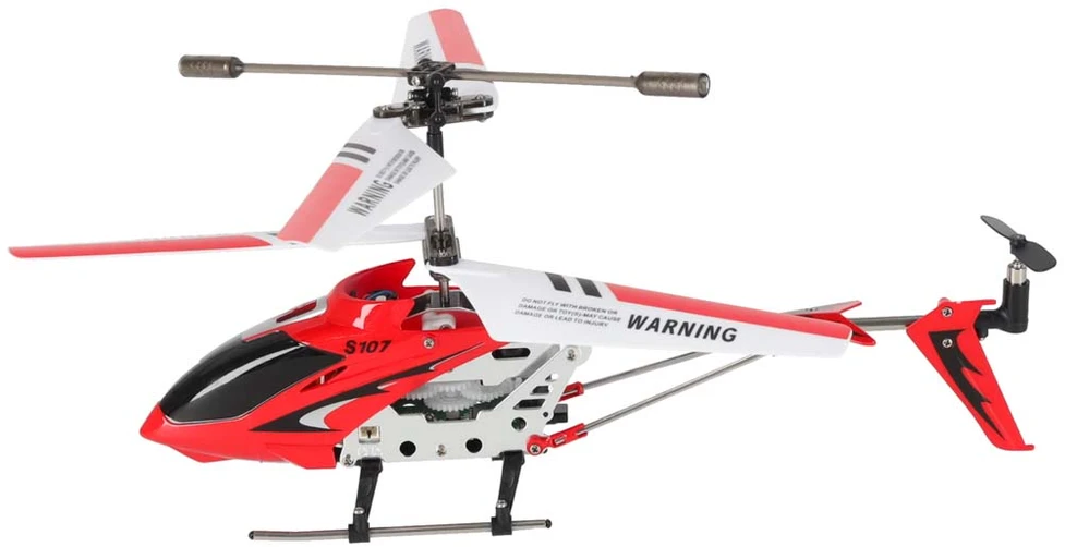 SYMA S107G RC sraigtasparnis raudonos spalvos