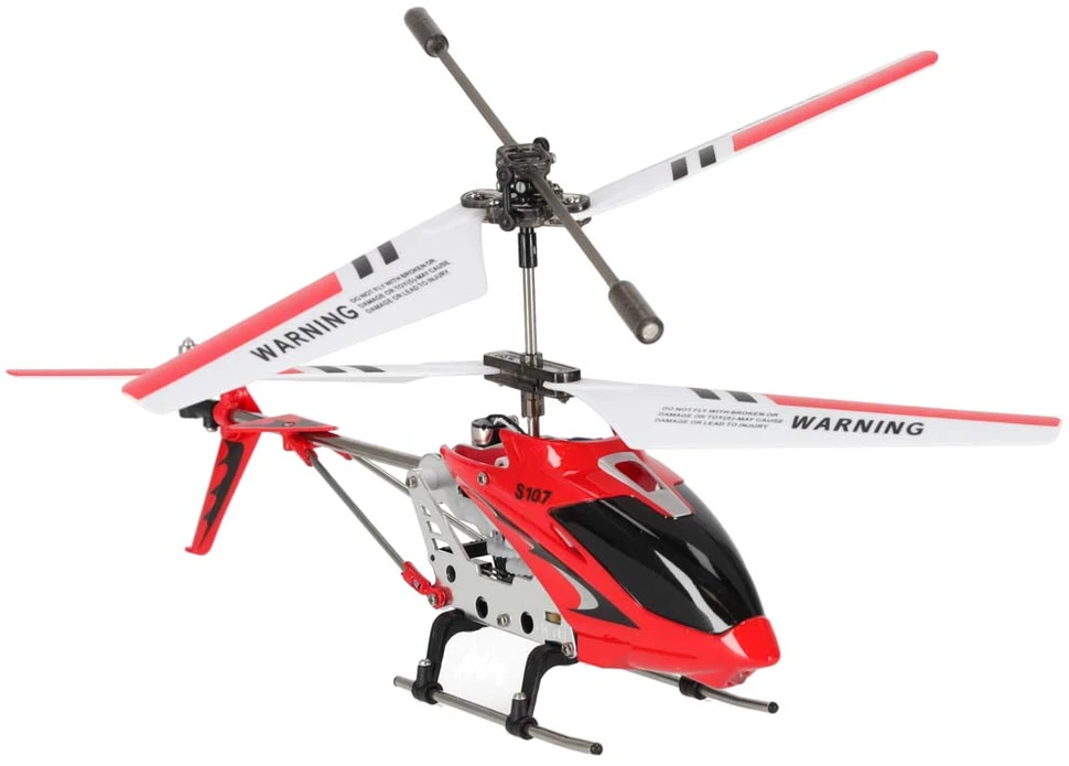 SYMA S107G RC sraigtasparnis raudonos spalvos