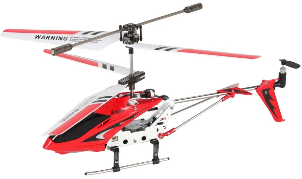 SYMA S107G RC sraigtasparnis raudonos spalvos