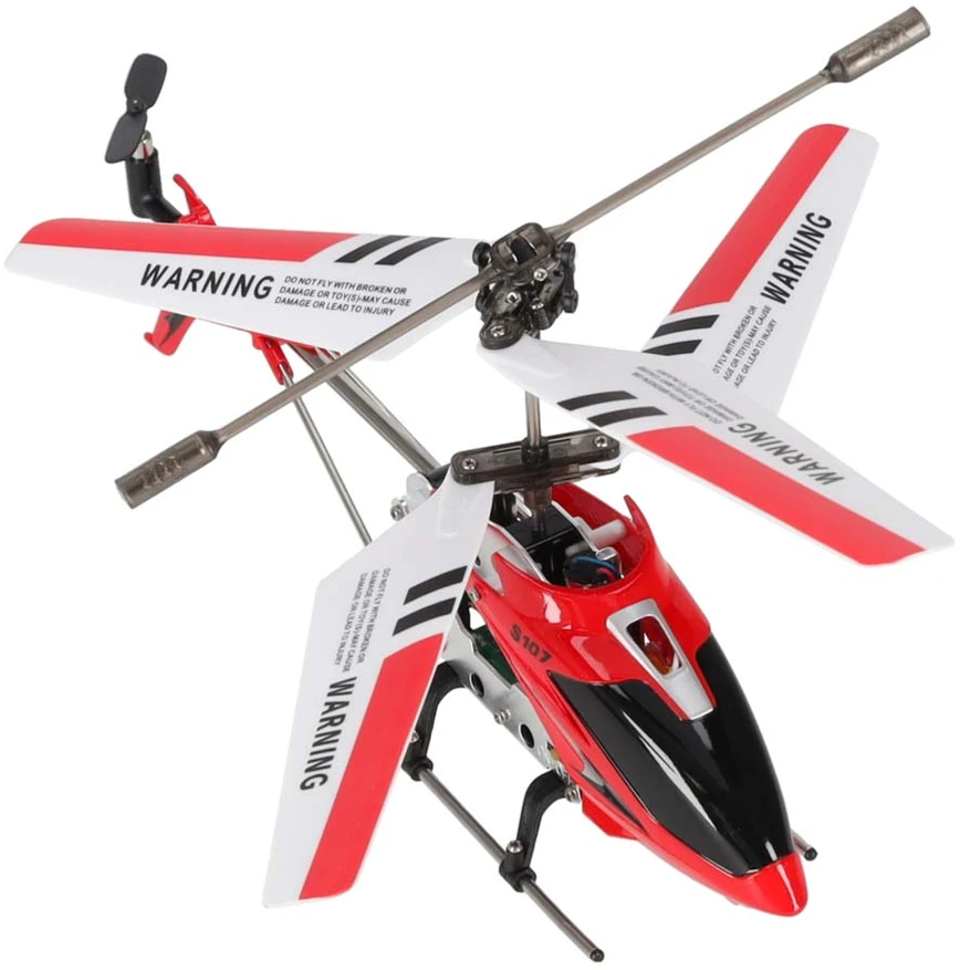 SYMA S107G RC sraigtasparnis raudonos spalvos