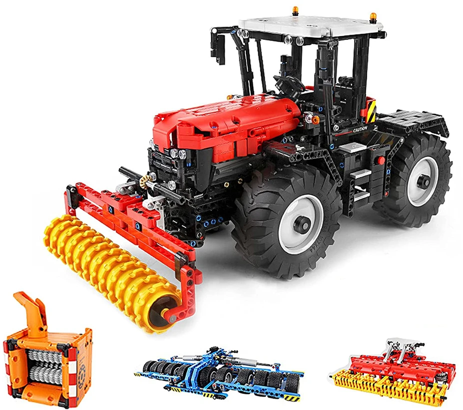 Ramiz Blocks Raudona Tractor 2716el.