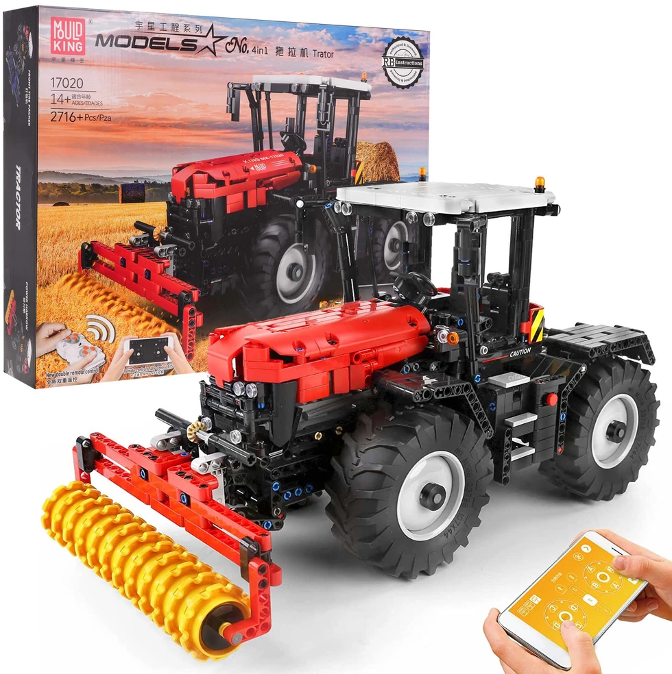 Ramiz Blocks Raudona Tractor 2716el.
