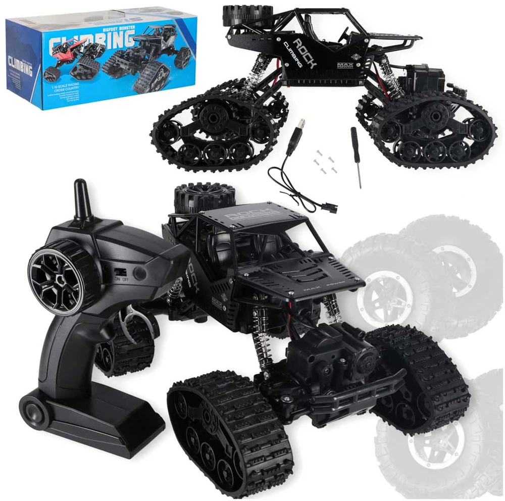 KIK RC Rock Crawler 4x4 LHC012 automobilis 2in1 juodas