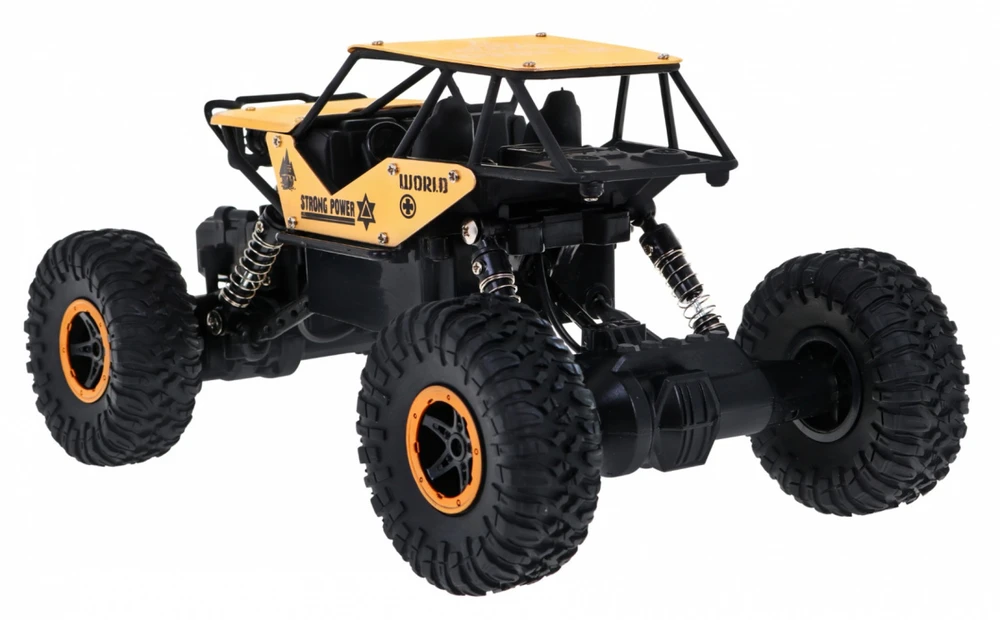 Nuotoliniu būdu valdomas visureigis crawler 1:18 auksinis