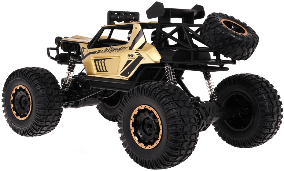 Nuotoliniu būdu valdomas visureigis Metal Mega Crawler 1:8 aukso spalvos