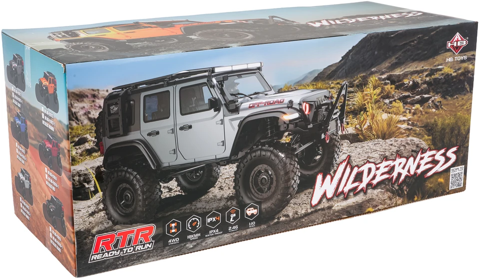 Nuotoliniu būdu valdomas visureigis Wilderness 1:10 baltas