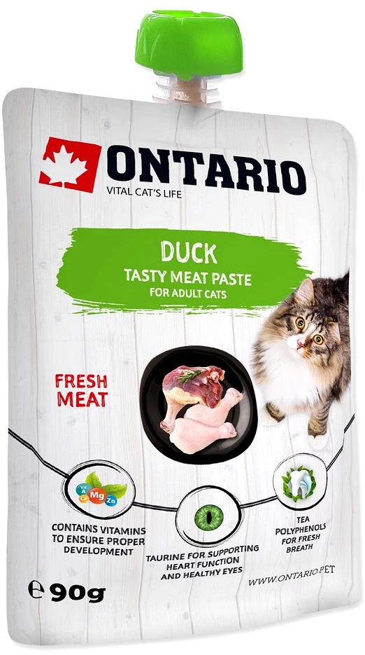 Ontario kačių antiena šviežia mėsa 90g (makaronai)
