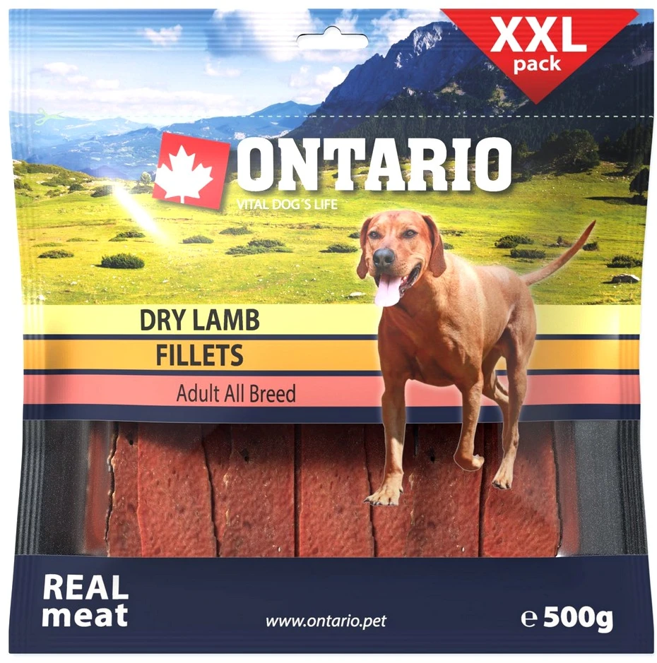 Ontario džiovinti ėrienos file šunims 500g