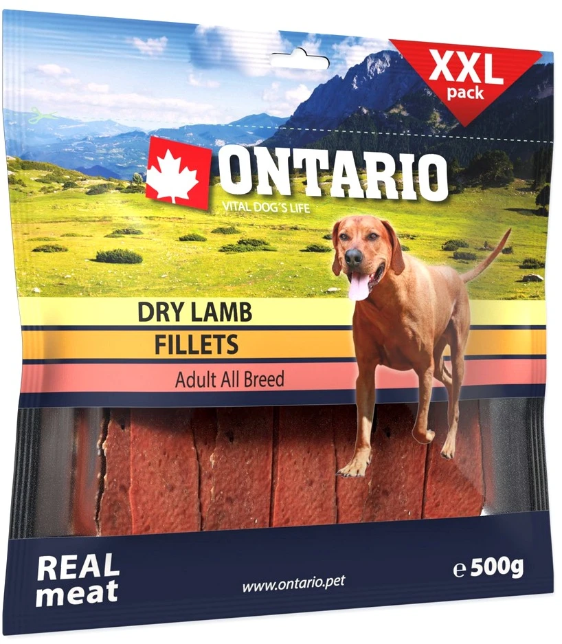 Ontario džiovinti ėrienos file šunims 500g