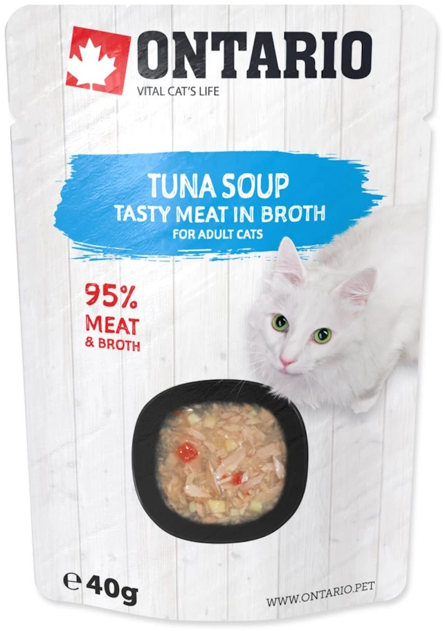 Ontario Ontarijo kačių sriuba su tunu ir daržovėmis, 40 g (Sriuba)