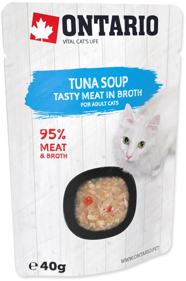 Ontario Ontarijo kačių sriuba su tunu ir daržovėmis, 40 g (Sriuba)