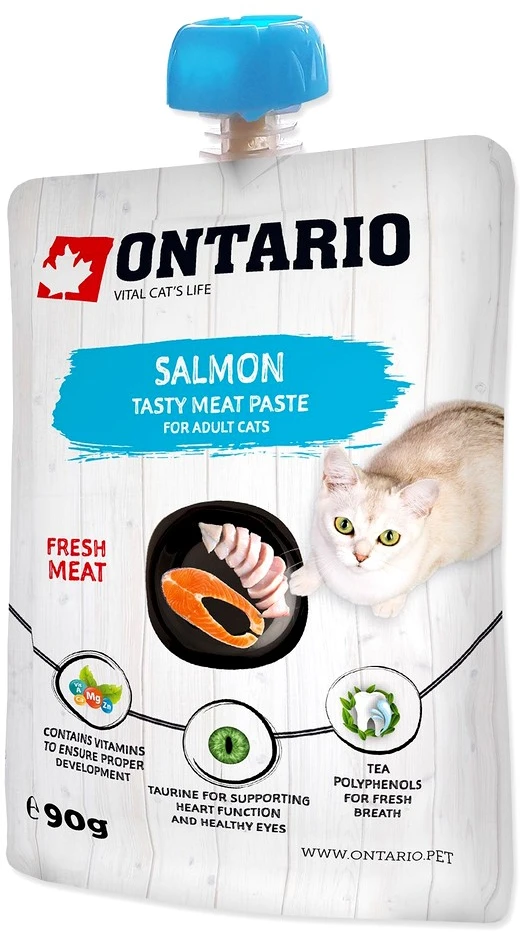 Ontario Cat lašiša Fresh Meat 90g (Pasta)