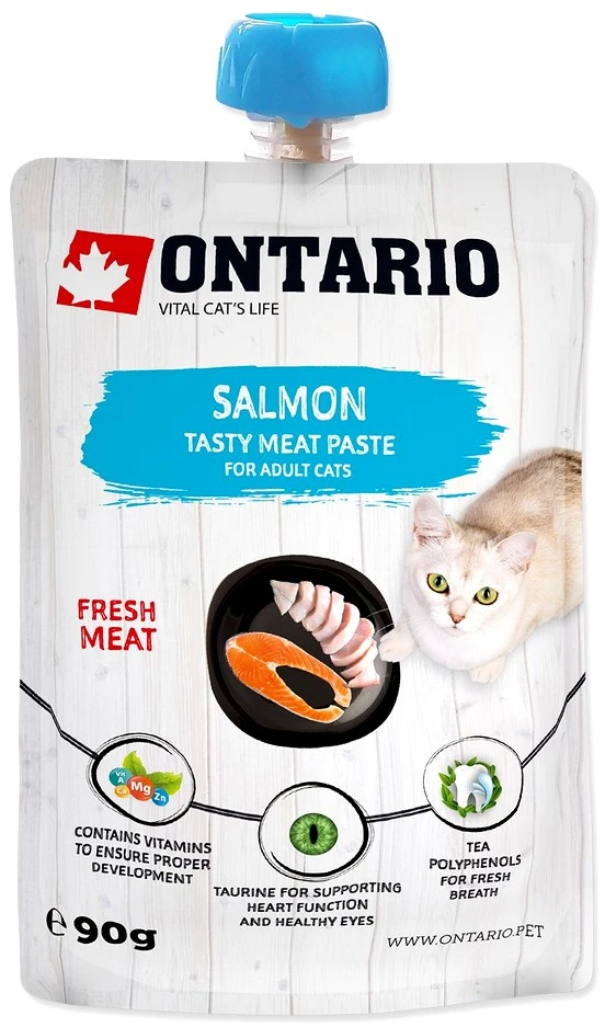 Ontario Cat lašiša Fresh Meat 90g (Pasta)