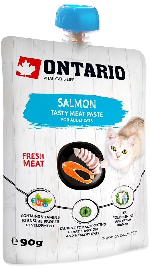 Ontario Cat lašiša Fresh Meat 90g (Pasta)