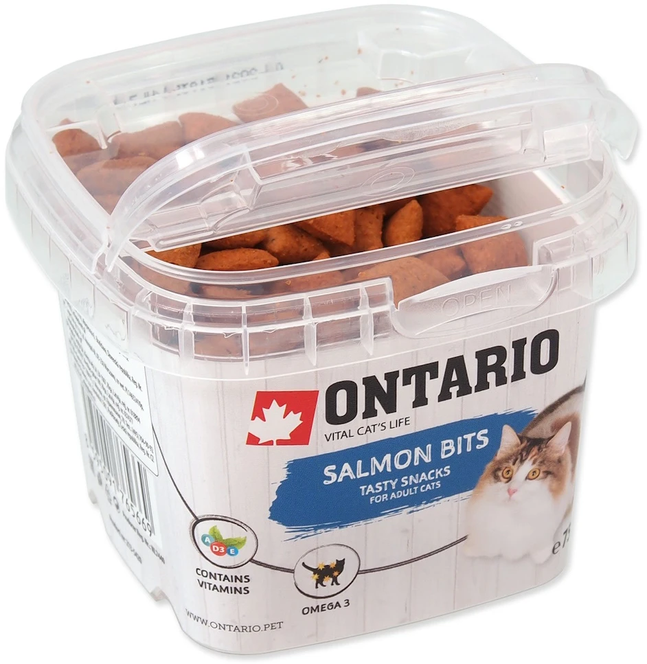 Ontario Skanėstai Salmon Bits 75g