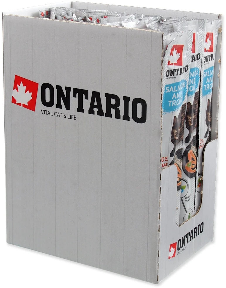 Ontario lazdelės formos skanėstas Lašišos ir Upėtakio skonio 5g