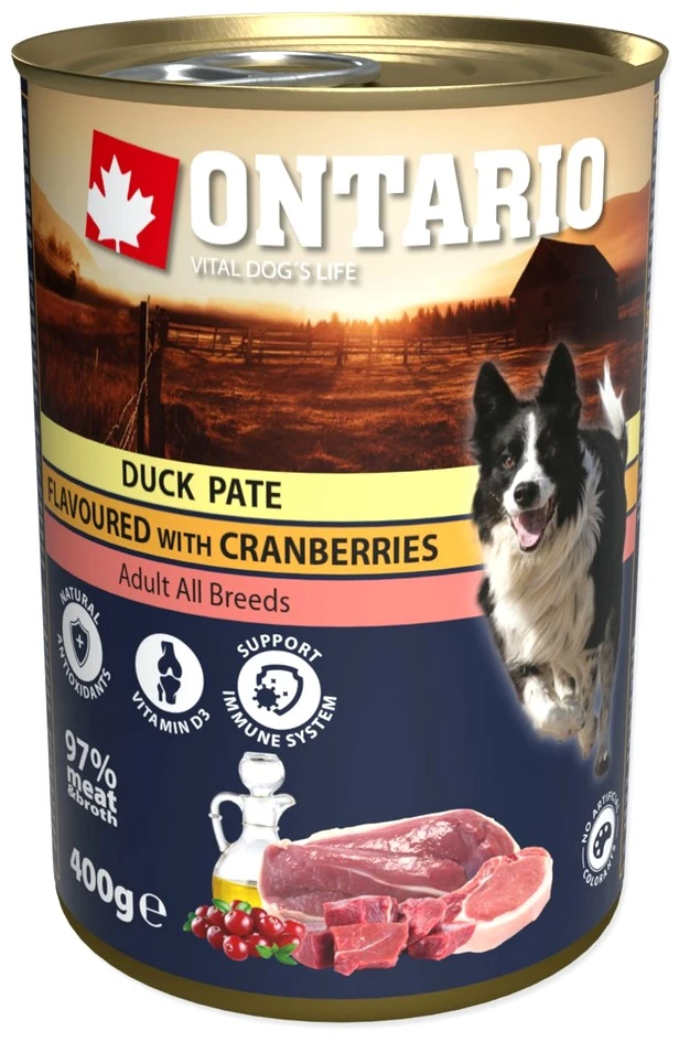 Ontario Antienos paštetas su Spanguolėmis 400g