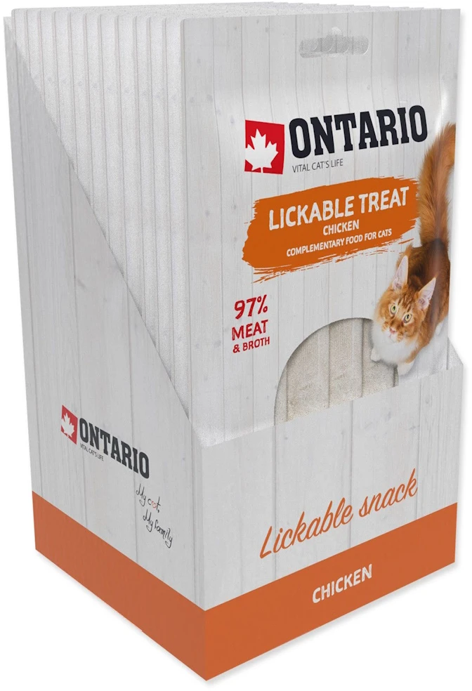 Ontario Laižomas skanėstas su Vištiena 5x14g