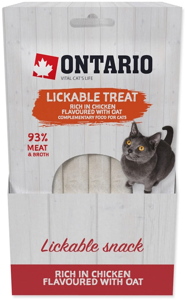 Ontario Laižomas skanėstas su Vištiena + Avižos 5x14g