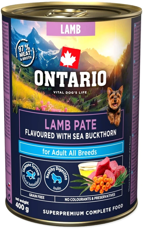 Ontario Adult Ėrienos paštetas su Šaltalankiais 400g